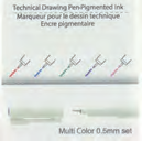 For Drawing Multi Color Fineliner 0,5 mm 5er Set 5 Farben – Bild 2