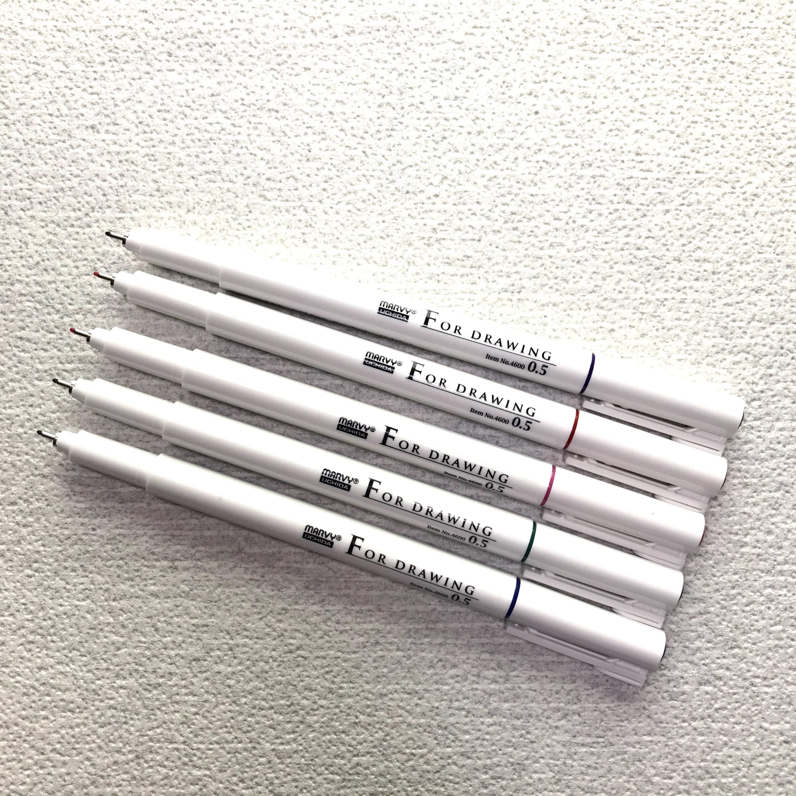 For Drawing Multi Color Fineliner 0,5 mm 5er Set 5 Farben