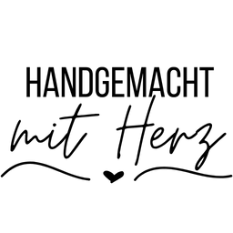 Handgemacht mit Herz